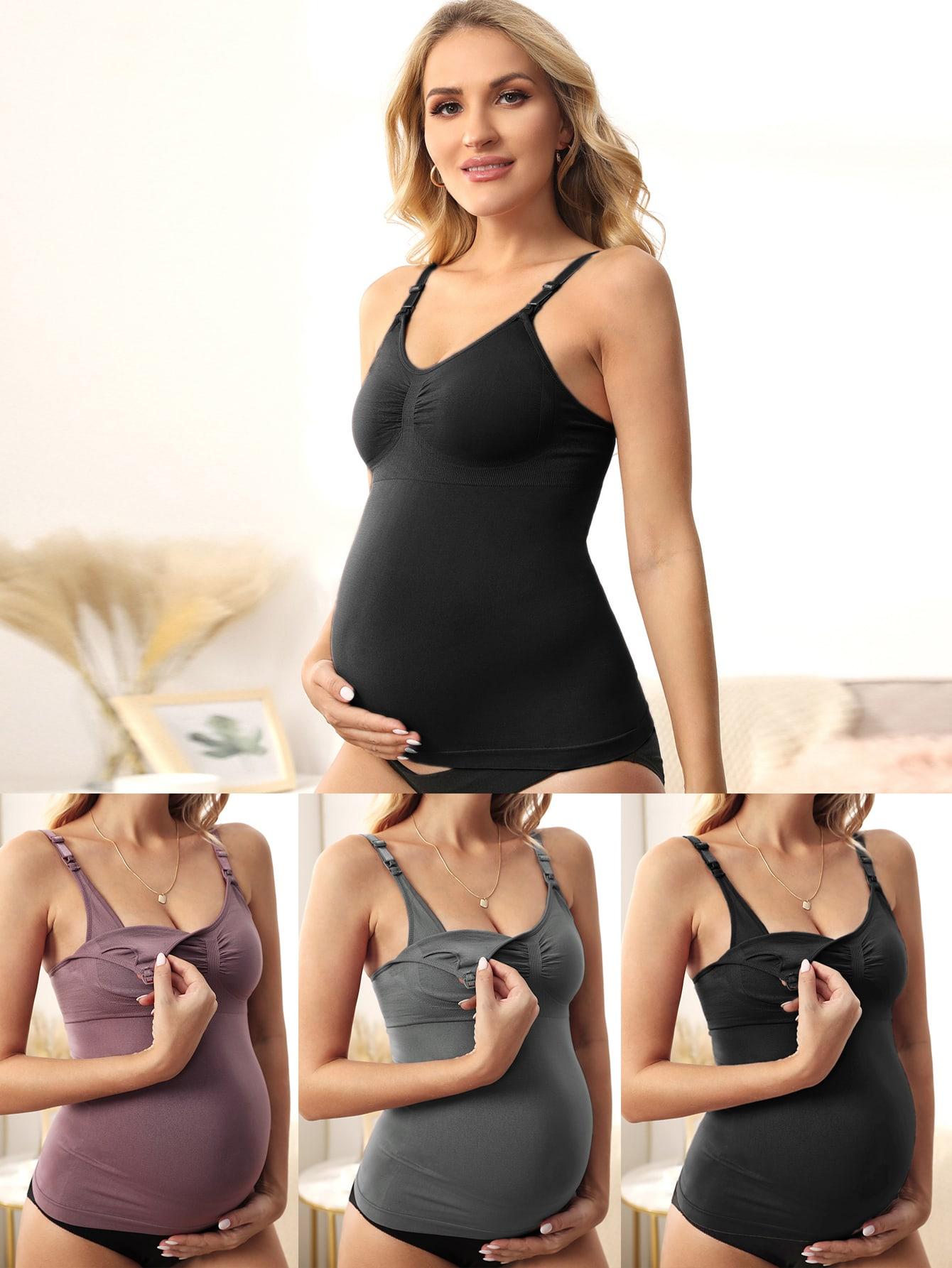 SHEIN CIĄŻOWA BLUZKA NA RAMIĄCZKACH 3-PACK S06__XL