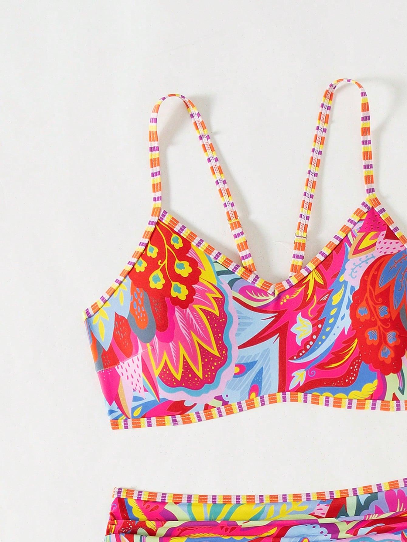 SHEIN DWUCZĘŚCIOWY STRÓJ KĄPIELOWY S09__S