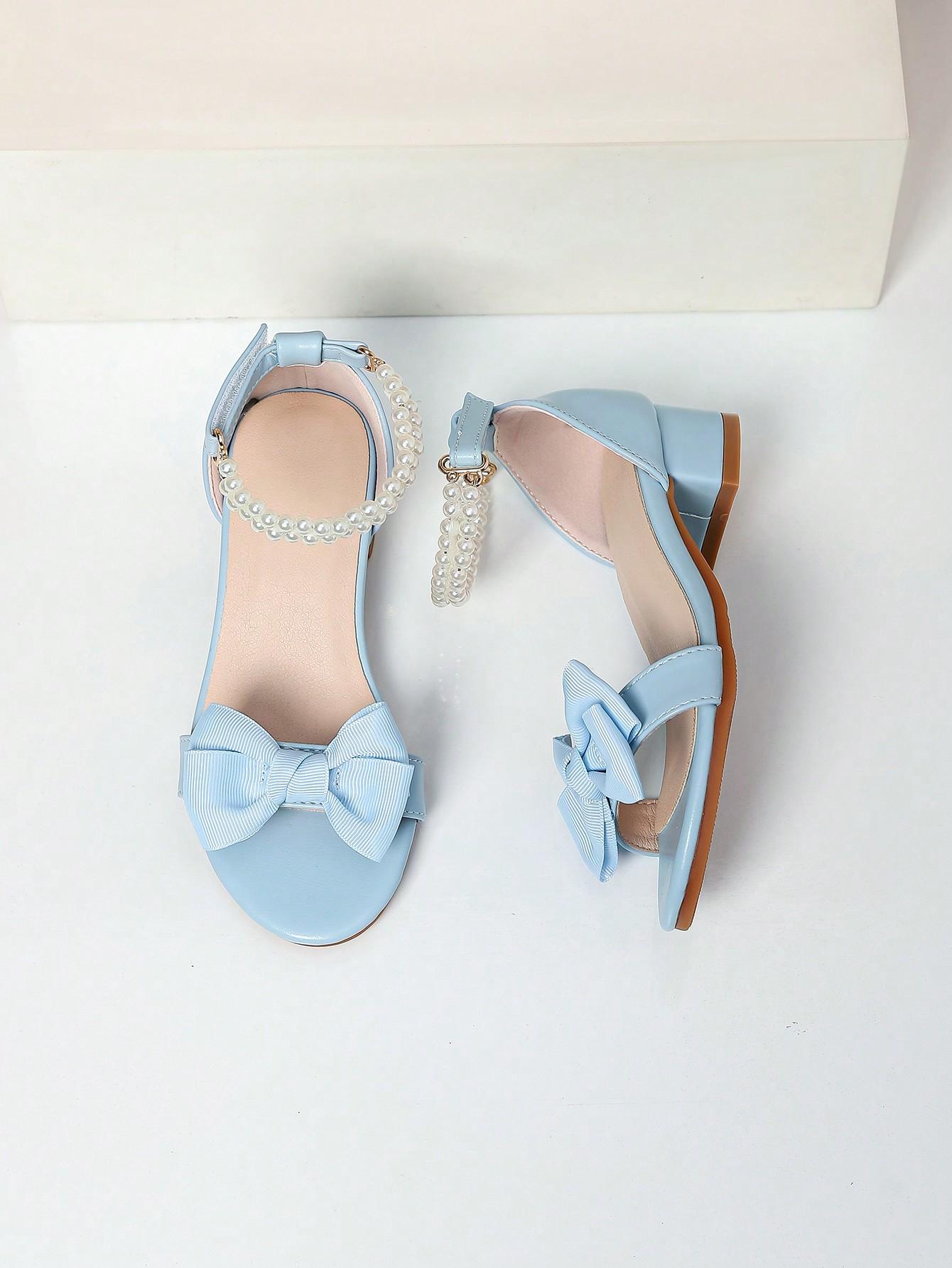 SHEIN NIEBIESKIE SANDAŁY ZDOBIENIE S06__36