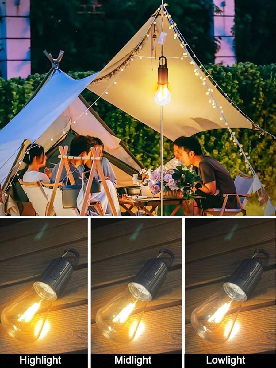 SHEIN ŻARÓWKA LAMPA AKUMULATOROWA TURYSTYCZNA LED S07