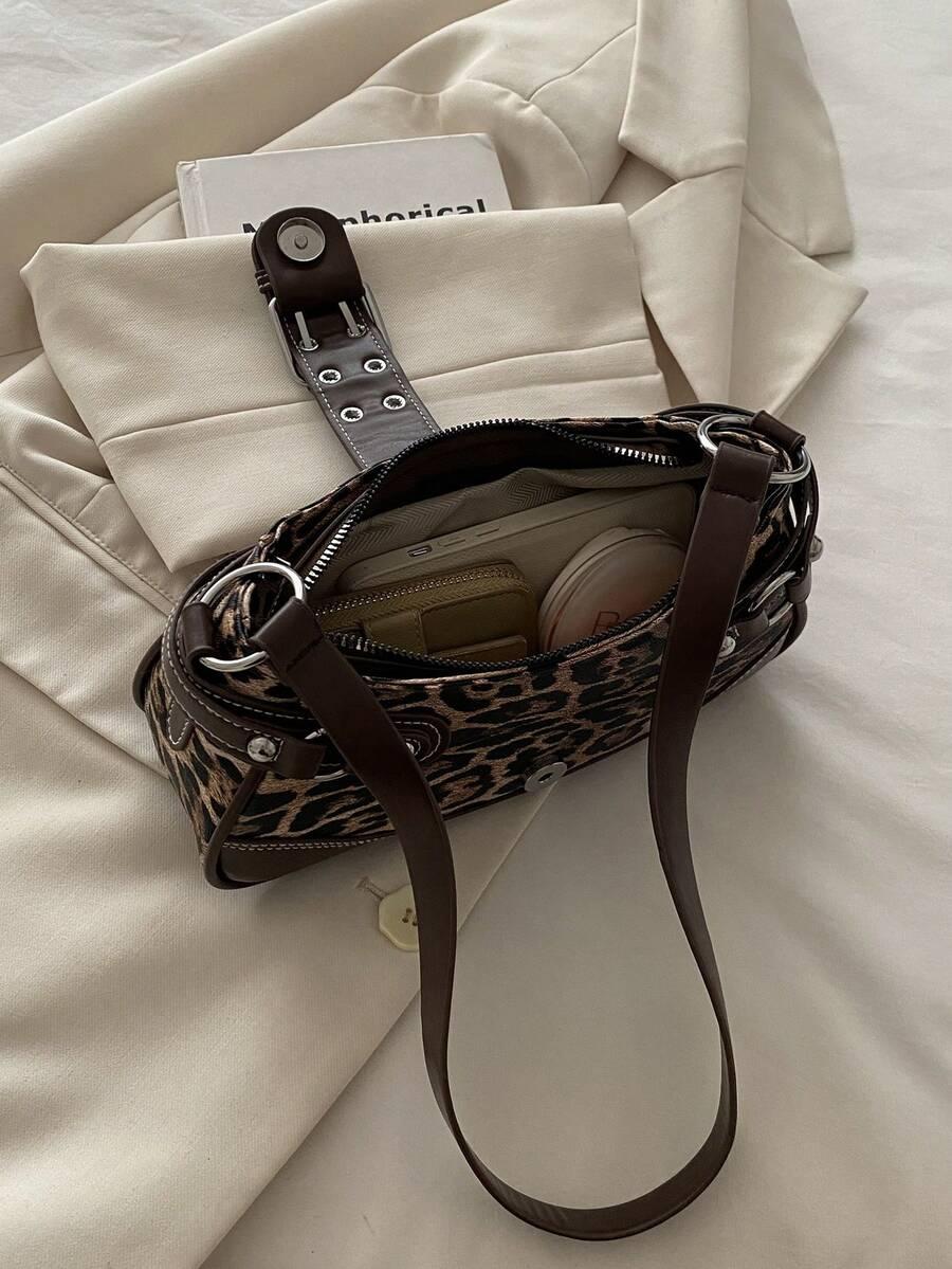 SHEIN TOREBKA NA RAMIĘ ANIMAL PRINT S07__25X7.5X13CM