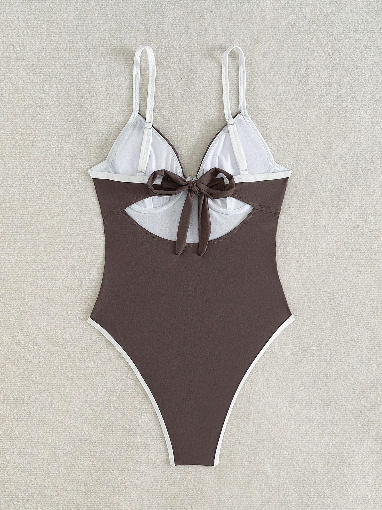 SHEIN JEDNOCZĘŚCIOWY STRÓJ KĄPIELOWY S09__S