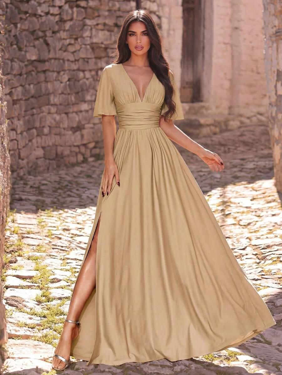 FARIESTY MAXI SUKIENKA V-NECK S06__S