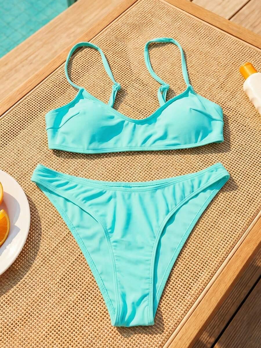 SHEIN DWUCZĘŚCIOWY STRÓJ KĄPIELOWY S09__XS