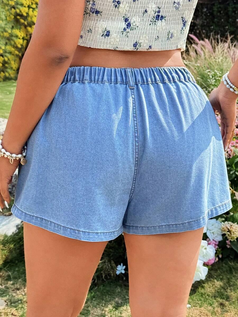 SHEIN KRÓTKIE JEANSOWE SPODENKI S06__48