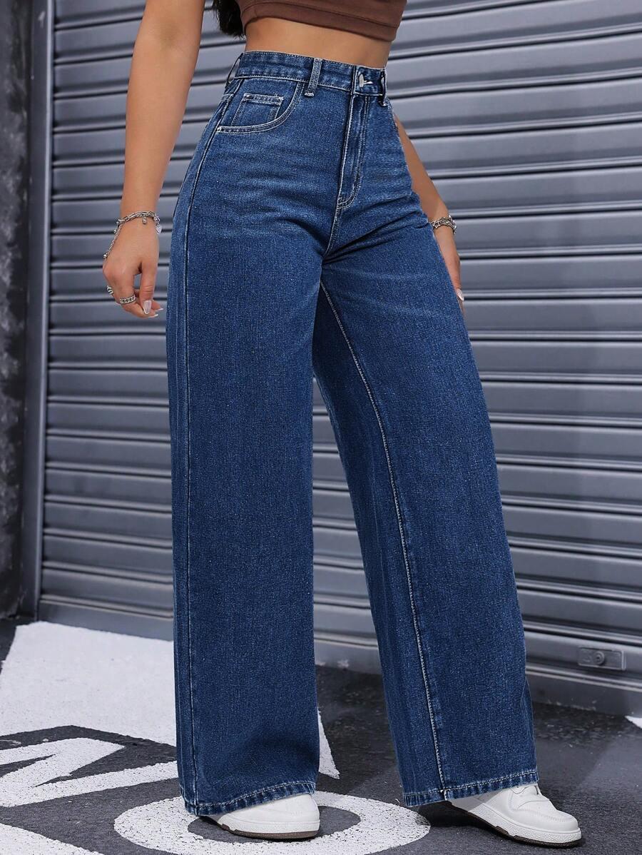 SHEIN JEANSY WYSOKI STAN S06__L