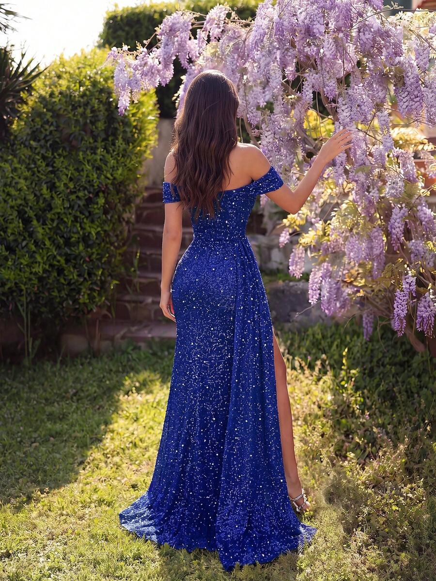 ADYCE NIEBIESKA MAXI SUKIENKA S06__M