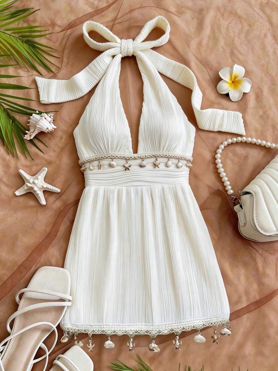 SHEIN MINI SUKIENKA WIĄZANIE S09__S