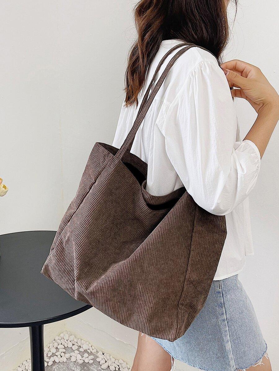 SHEIN BRĄZOWA TOREBKA NA RAMIĘ S07__32X34X13