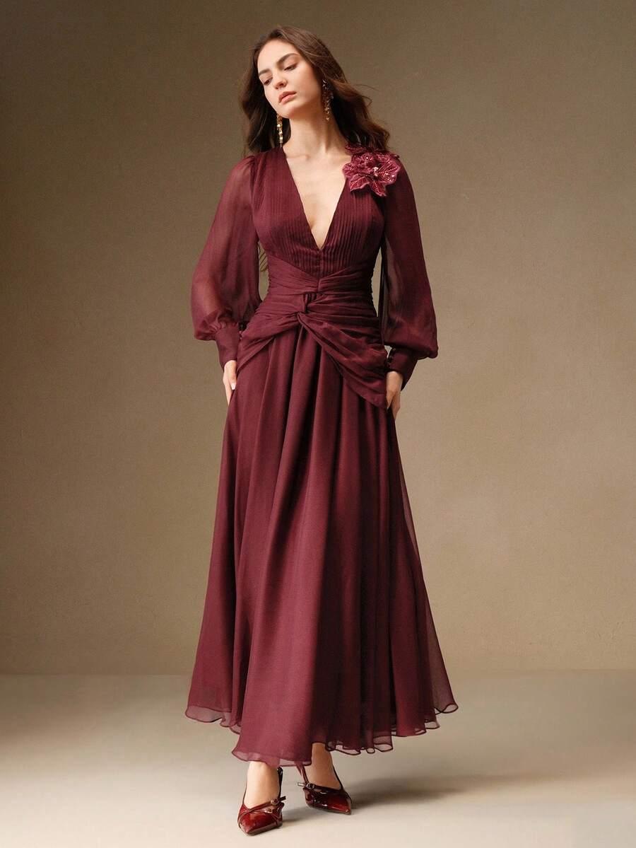 ANEWSTA BORDOWA MAXI SUKIENKA S09__L