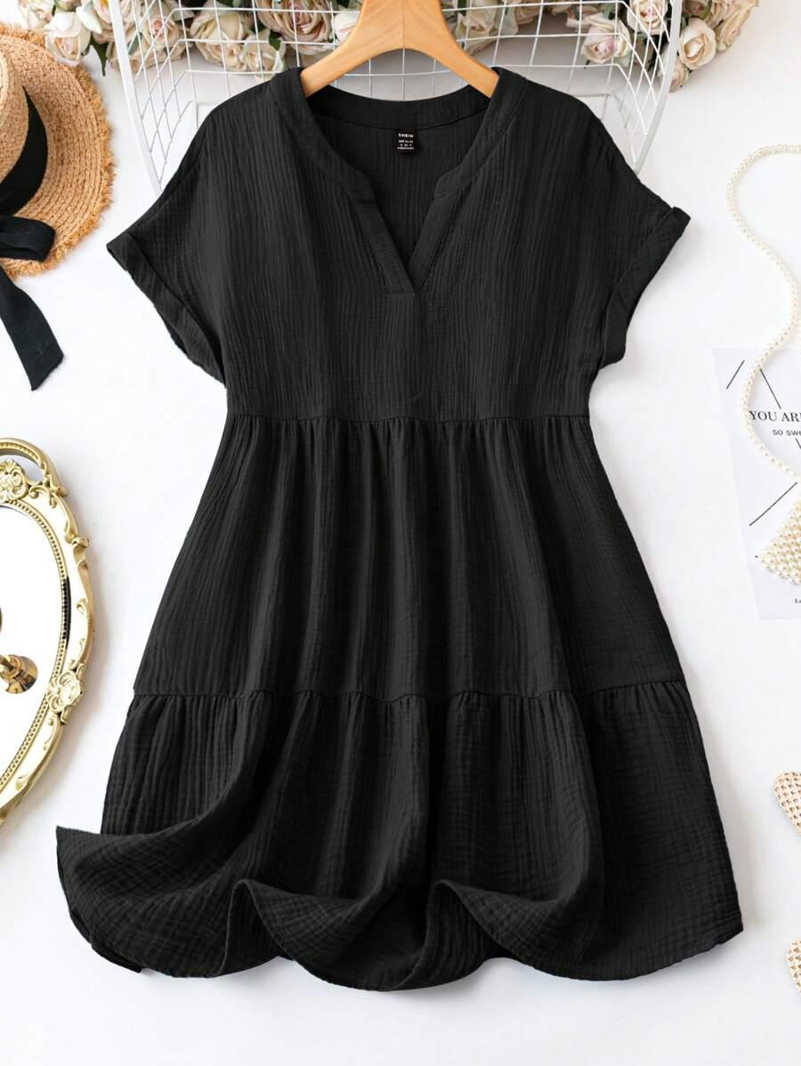 SHEIN CZARNA MINI SUKIENKA S06__S