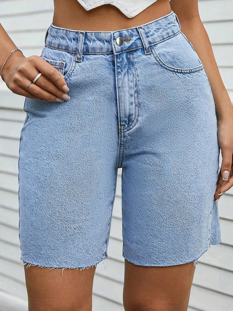 SHEIN NIEBIESKIE SPODENKI JEANS S06__S
