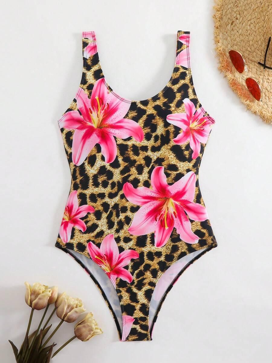 SHEIN JEDNOCZĘŚCIOWY STRÓJ KĄPIELOWY S06__S
