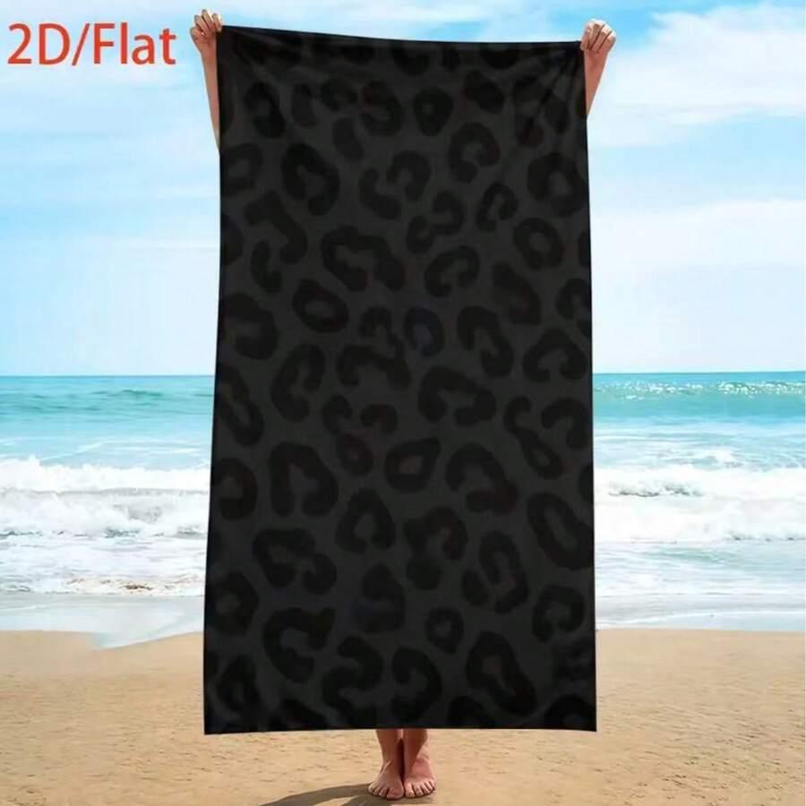 SHEIN PLAŻOWY RĘCZNIK ANIMAL PRINT S07__90X180