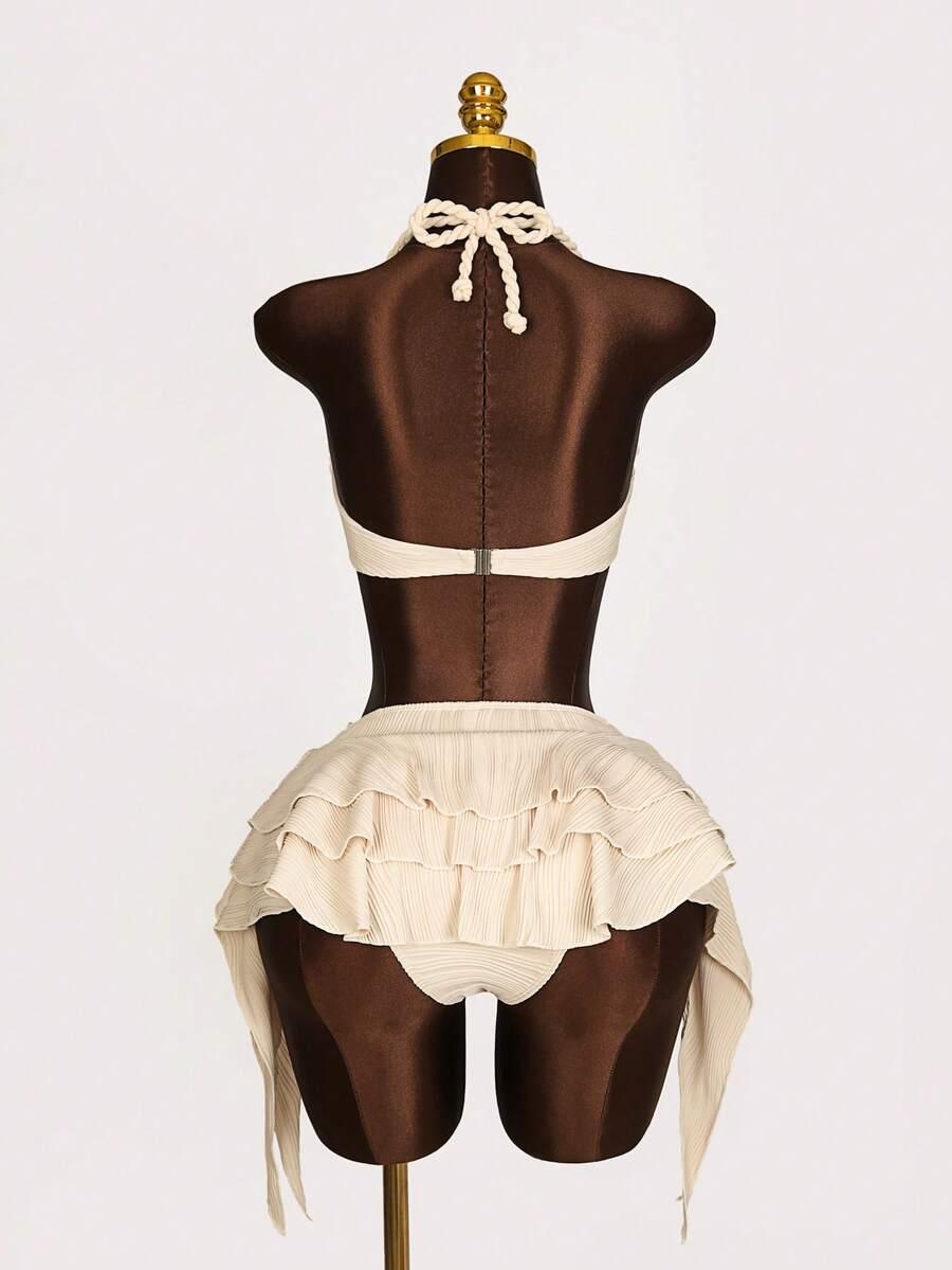 SHEIN DWUCZĘŚCIOWY STRÓJ KĄPIELOWY S09__M