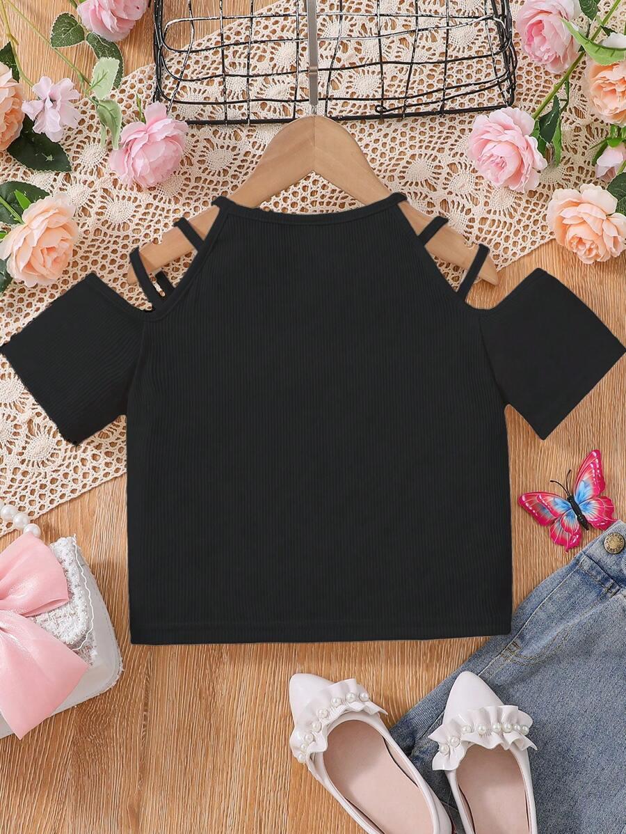 SHEIN BLUZKA KRÓTKI RĘKAW S06__140-146