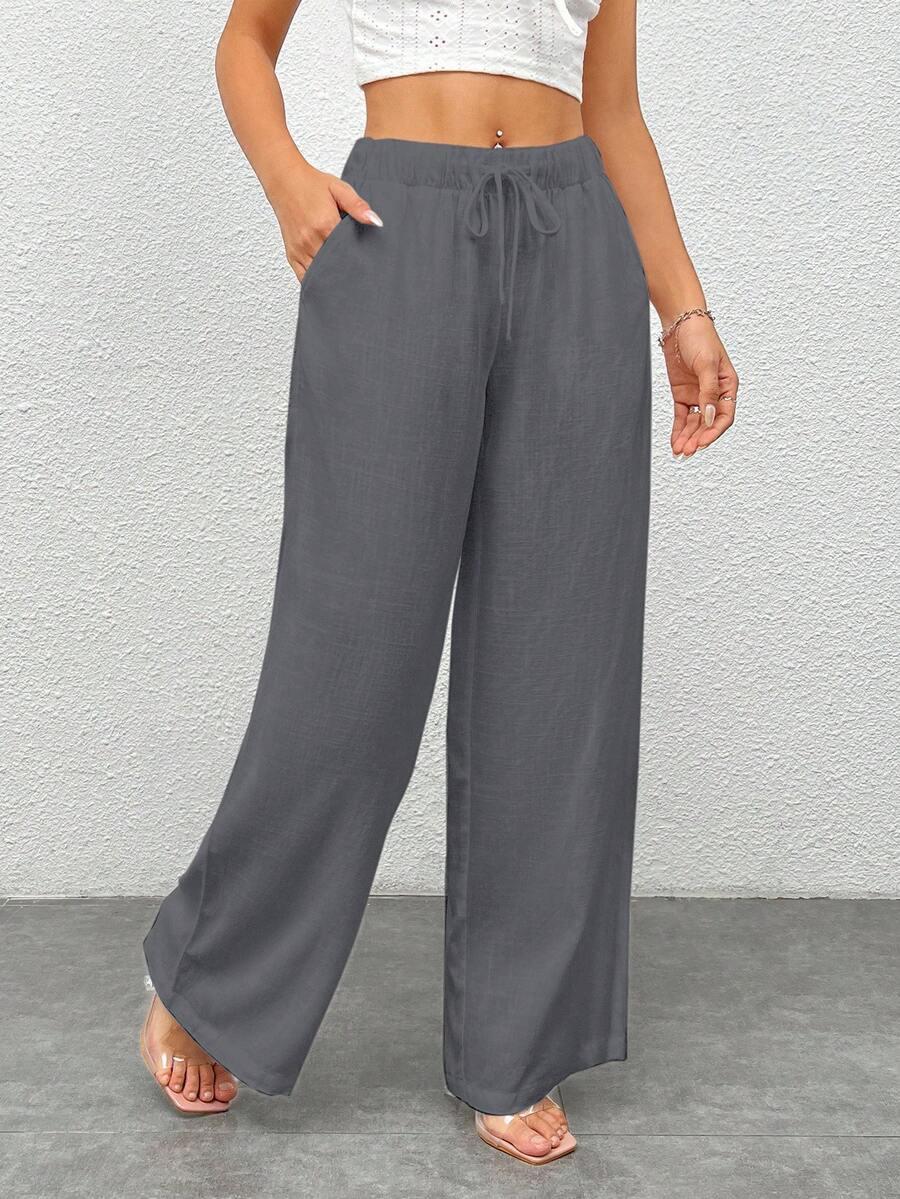 EURMUSE SZARE SPODNIE CASUAL S06__XXS