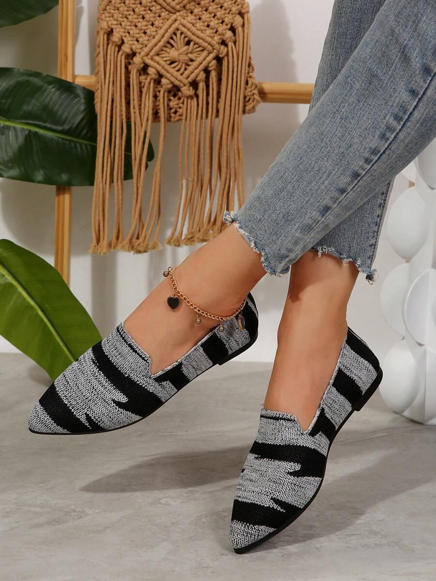SHEIN BIAŁO-CZARNE PÓŁBUTY CASUAL S06__37,5