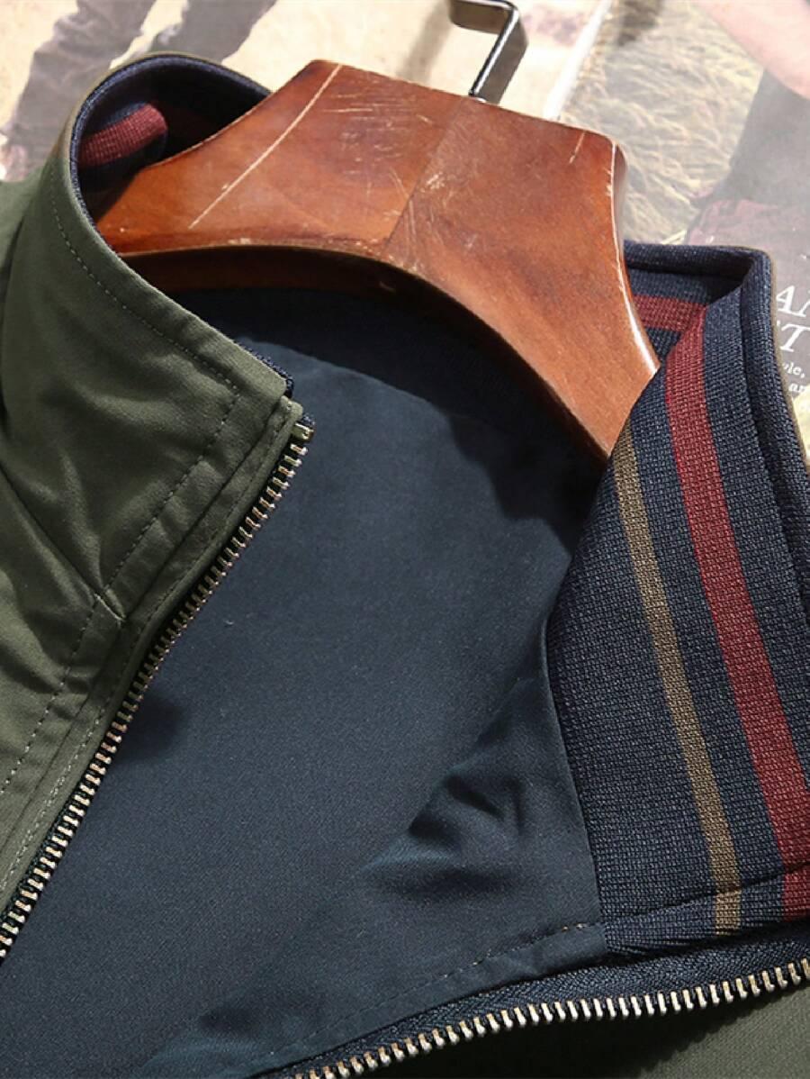 SHEIN DWUSTRONNA KURTKA KIESZENIE ZAMEK W01__XL