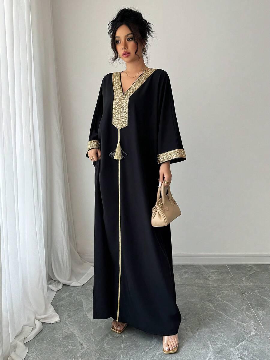 SHEIN MXI SUKIENKA ZDOBIENIE S06__S