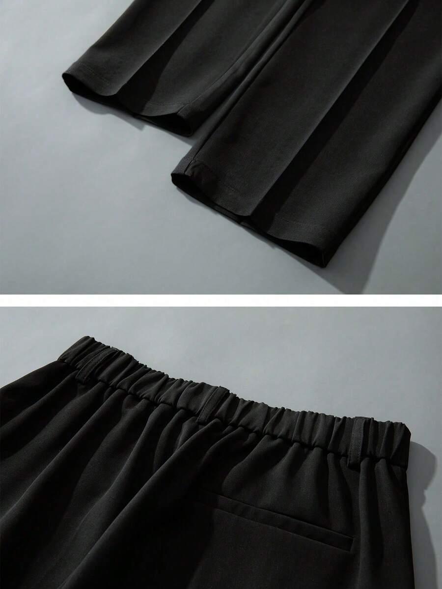 SHEIN CZARNE ELEGANCKIE SPODNIE S06__3XL