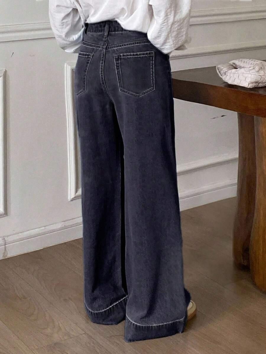 DAZY SPODNIE JEANS WYSOKI STAN S06__M