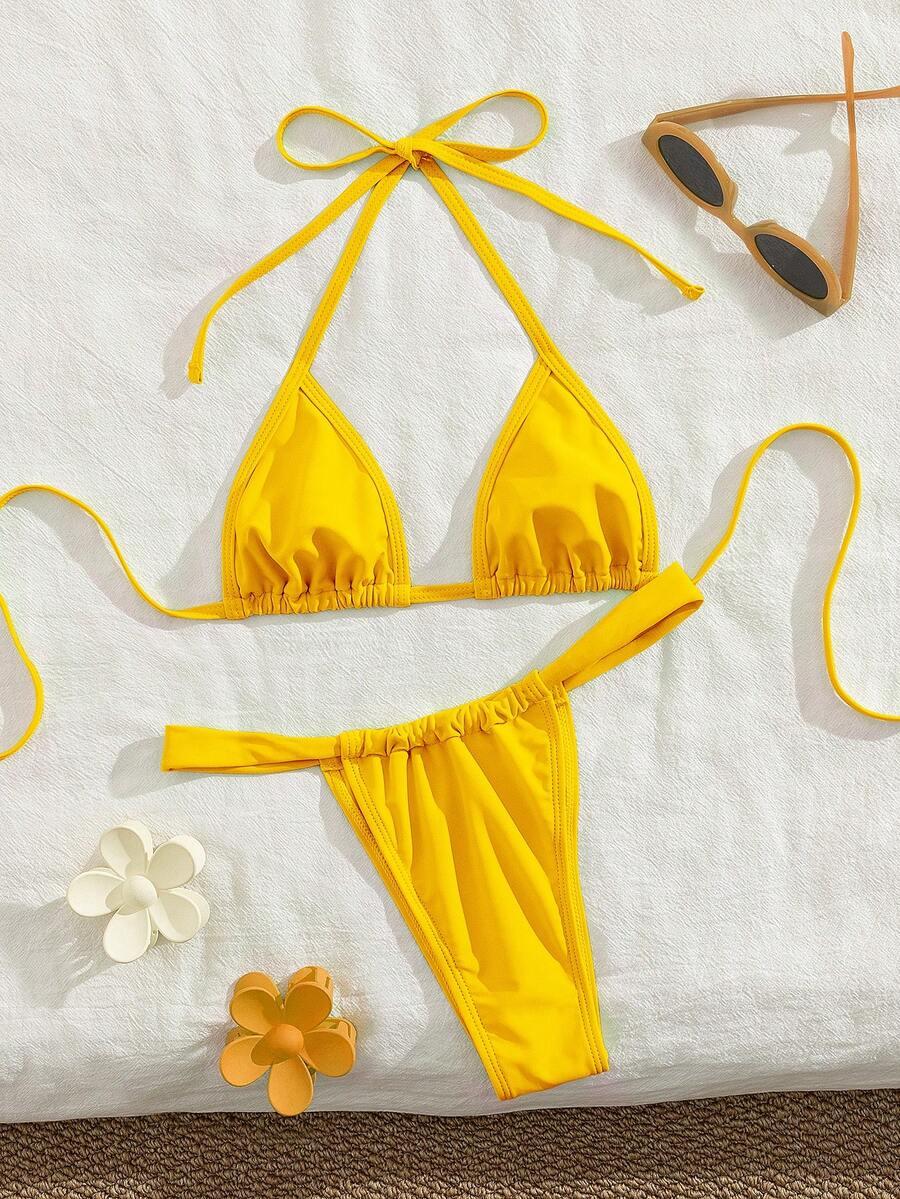 SHEIN DWUCZĘŚCIOWY STRÓJ KĄPIELOWY S09__XS
