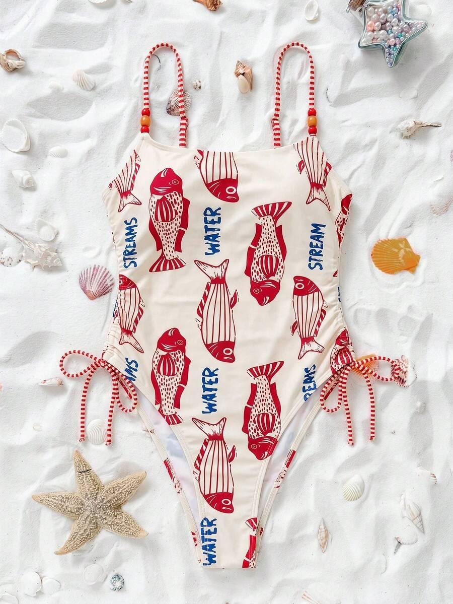 SWIM VCAY JEDNOCZĘŚCIOWY STRÓJ KĄPIELOWY PRINT S09__M