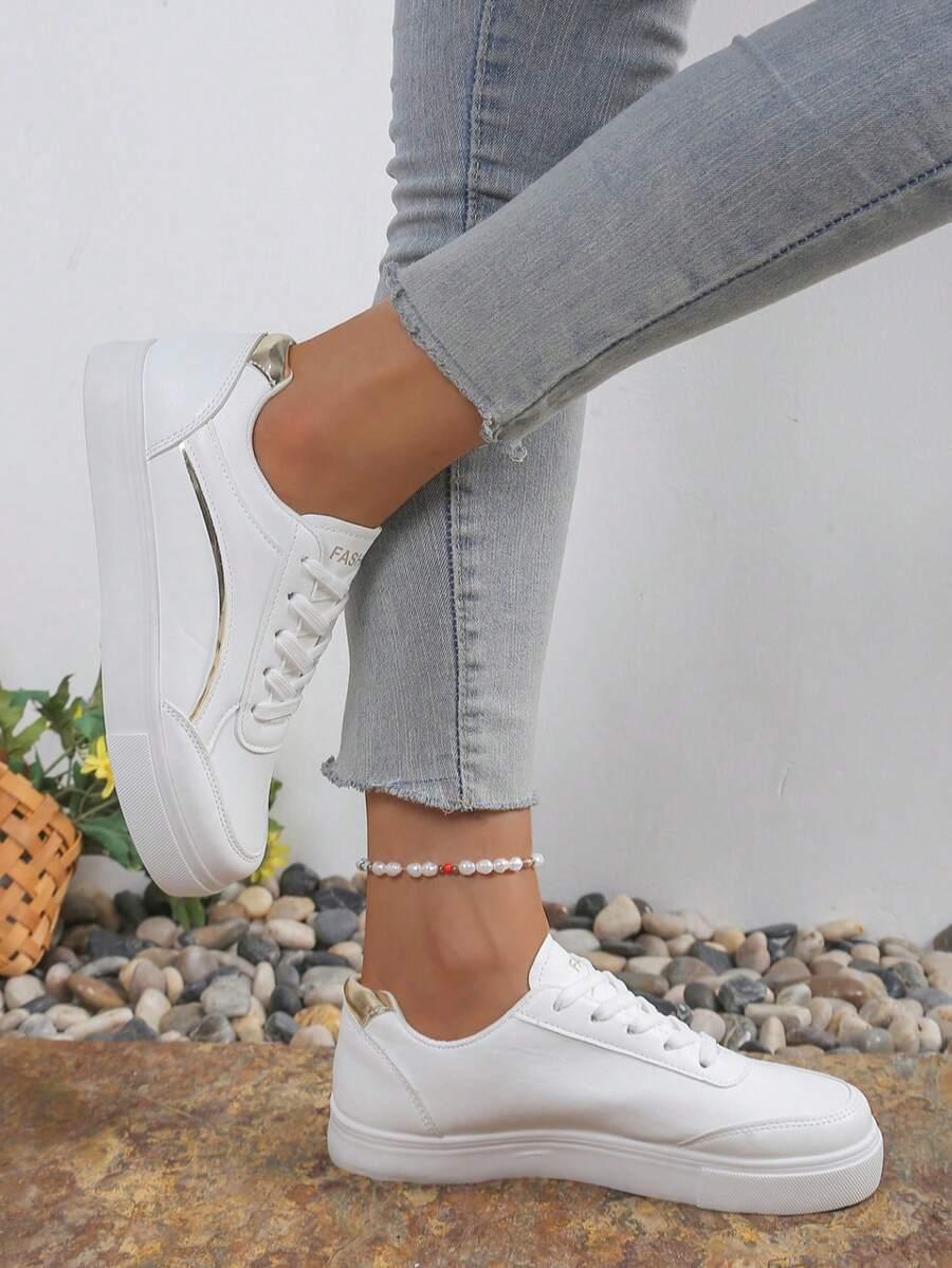 SHEIN BIAŁE BUTY EKOSKÓRA PK01__39,5