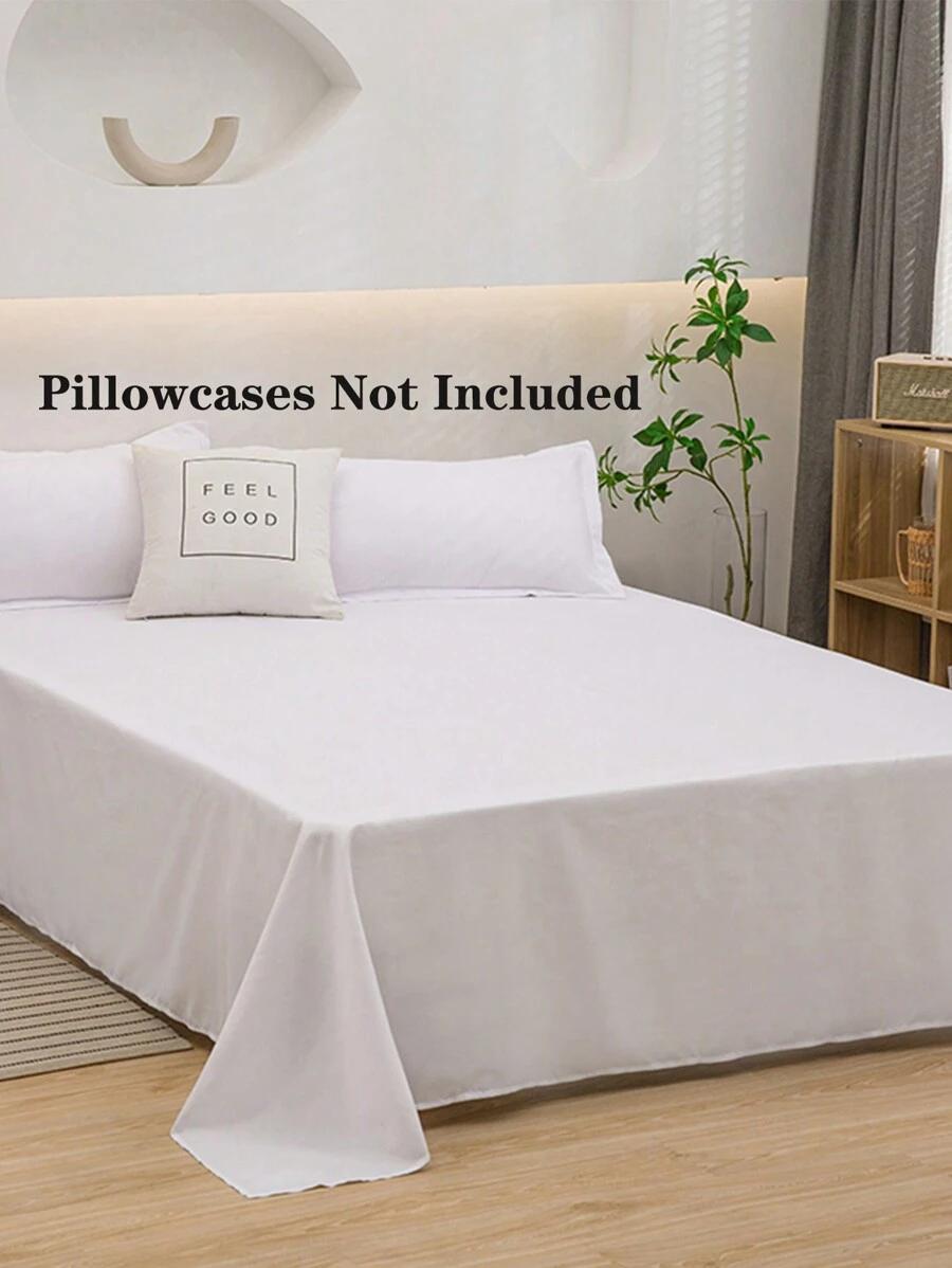 SHEIN KLASYCZNE BIAŁE PRZEŚCIERADŁO S07__150X230CM
