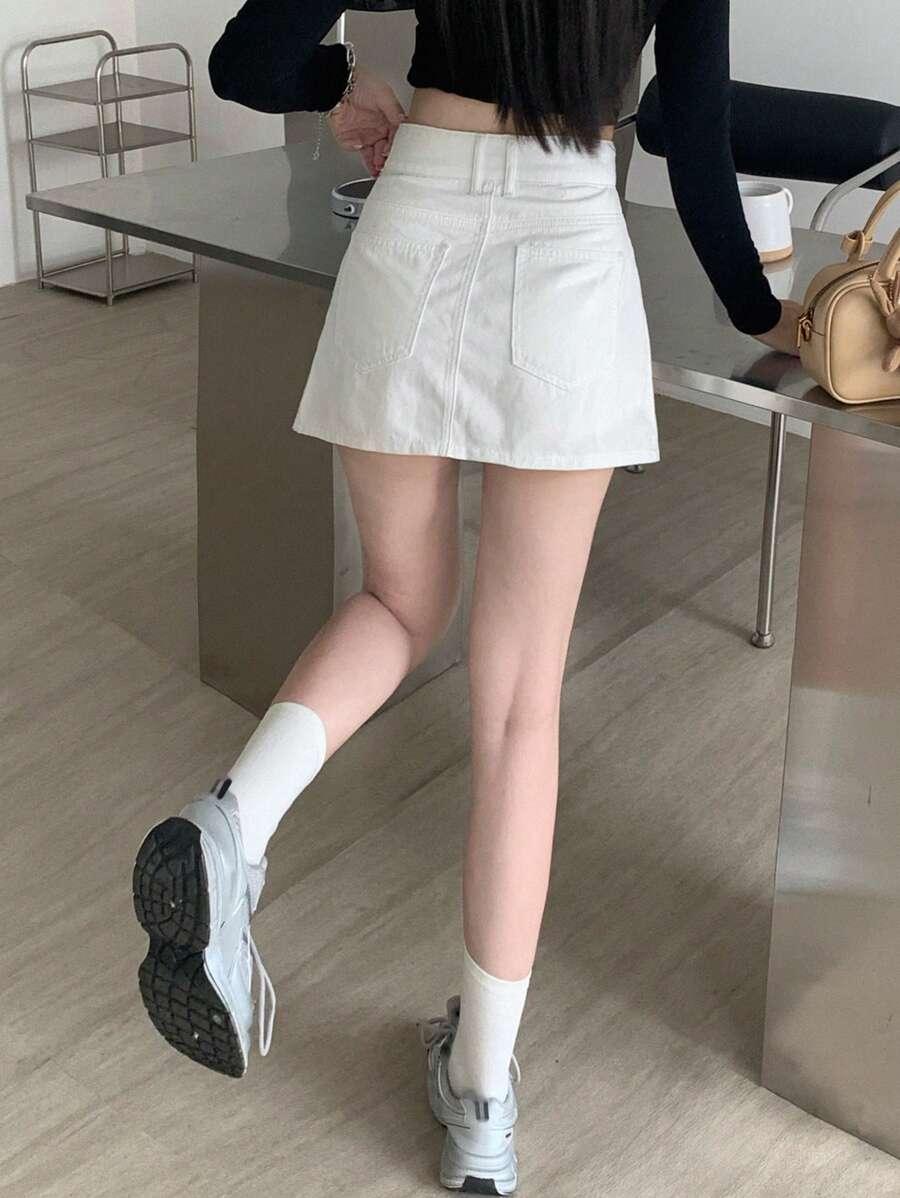 DAZY JEANSOWA MINI SPÓDNICA S09__S