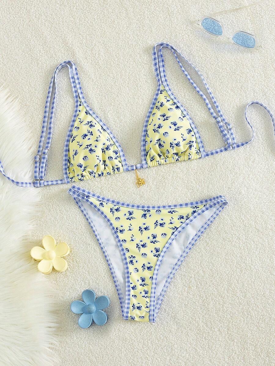 SHEIN DWUCZĘŚCIOWY STRÓJ KĄPIELOWY S09__S