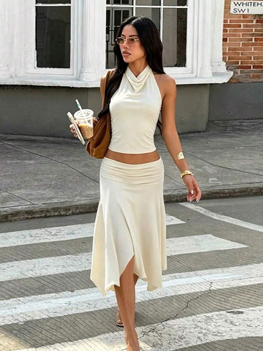 SHEIN TOP SPÓDNICA KOMPLET S06__M