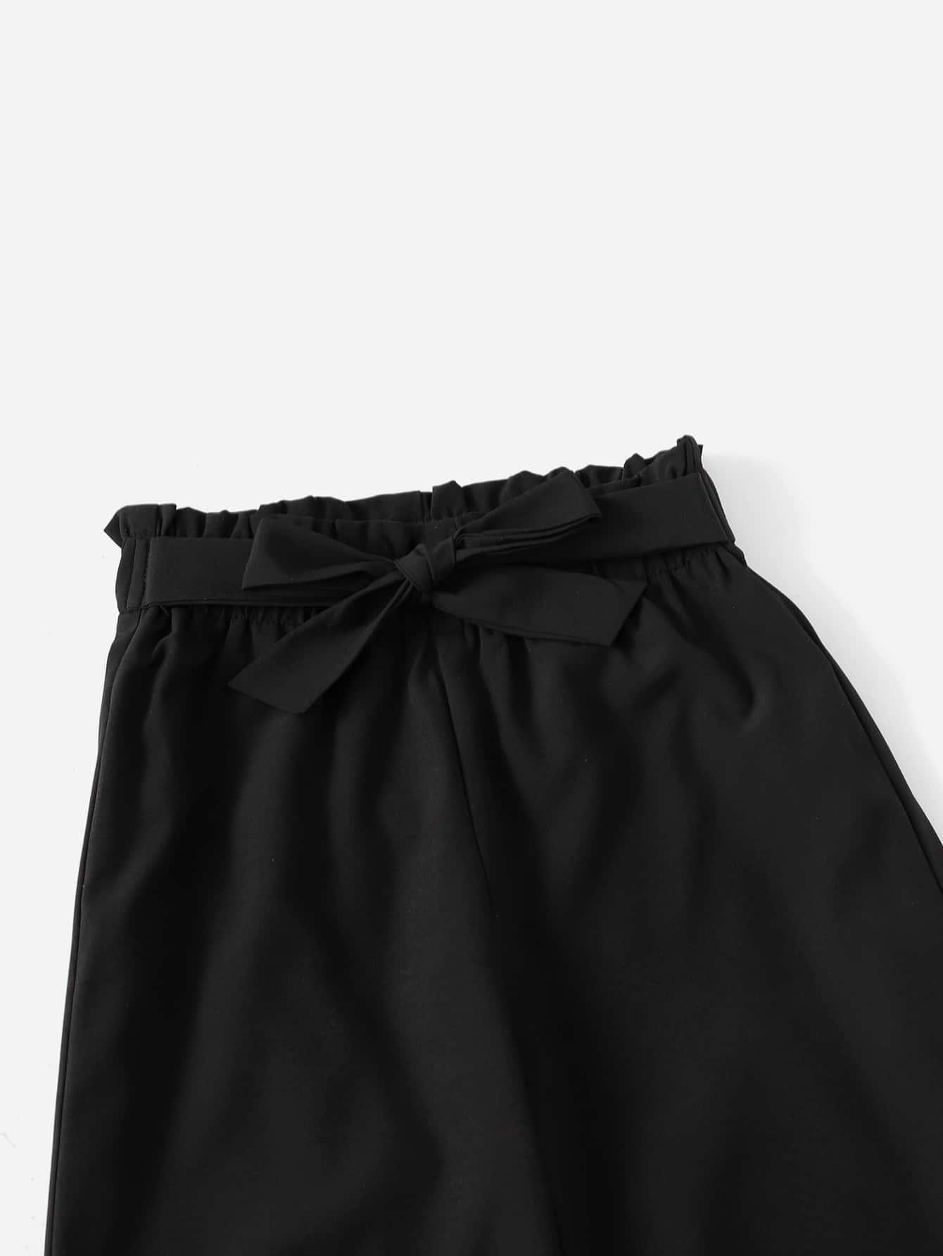 SHEIN CZARNE SPODNIE CASUAL S06__140-146