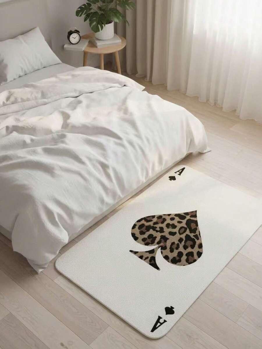 SHEIN BIAŁY DYWAN WZÓR S07__50X80