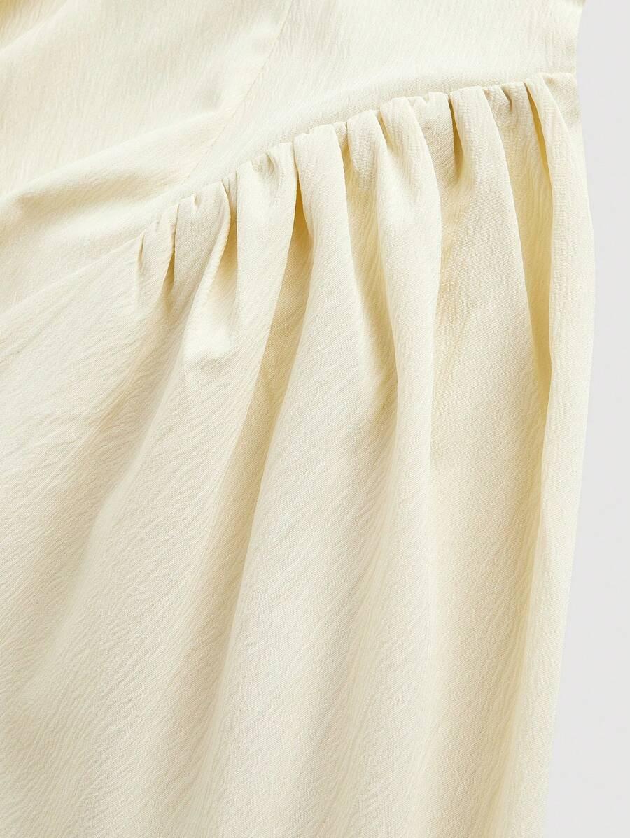 SHEIN ROZKLOSZOWANA SUKIENKA BEZ RĘKAWÓW S06__S