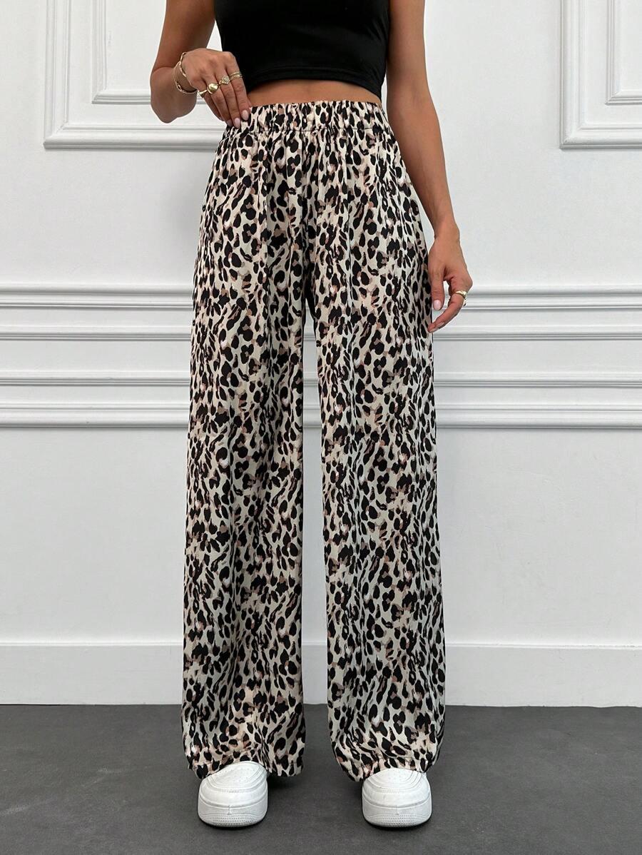 EURMUSE SPODNIE ANIMAL PRINT S06__XS
