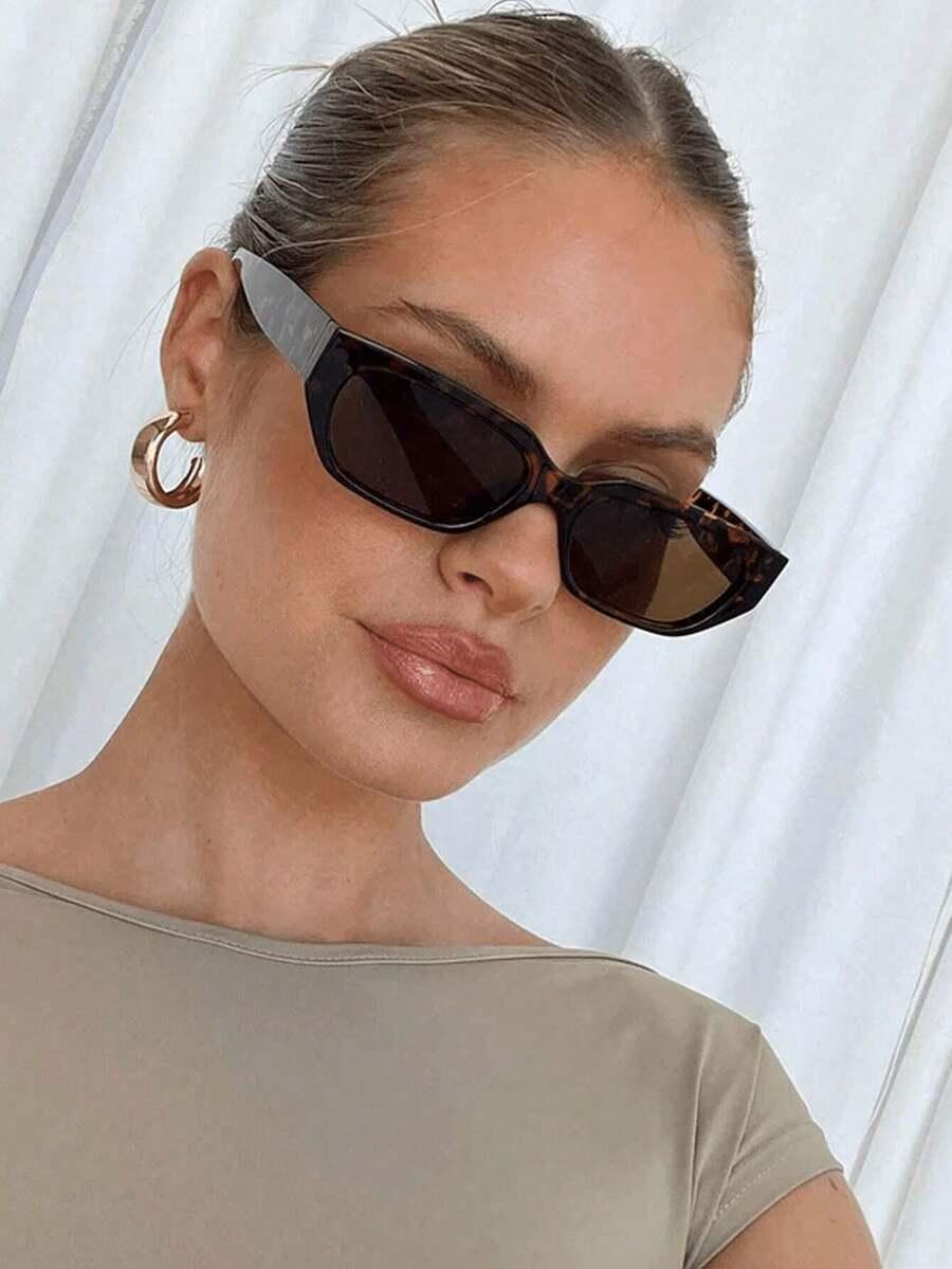 SHEIN OKULARY PRZECIWSŁONECZNE ANIMAL PRINT S07__