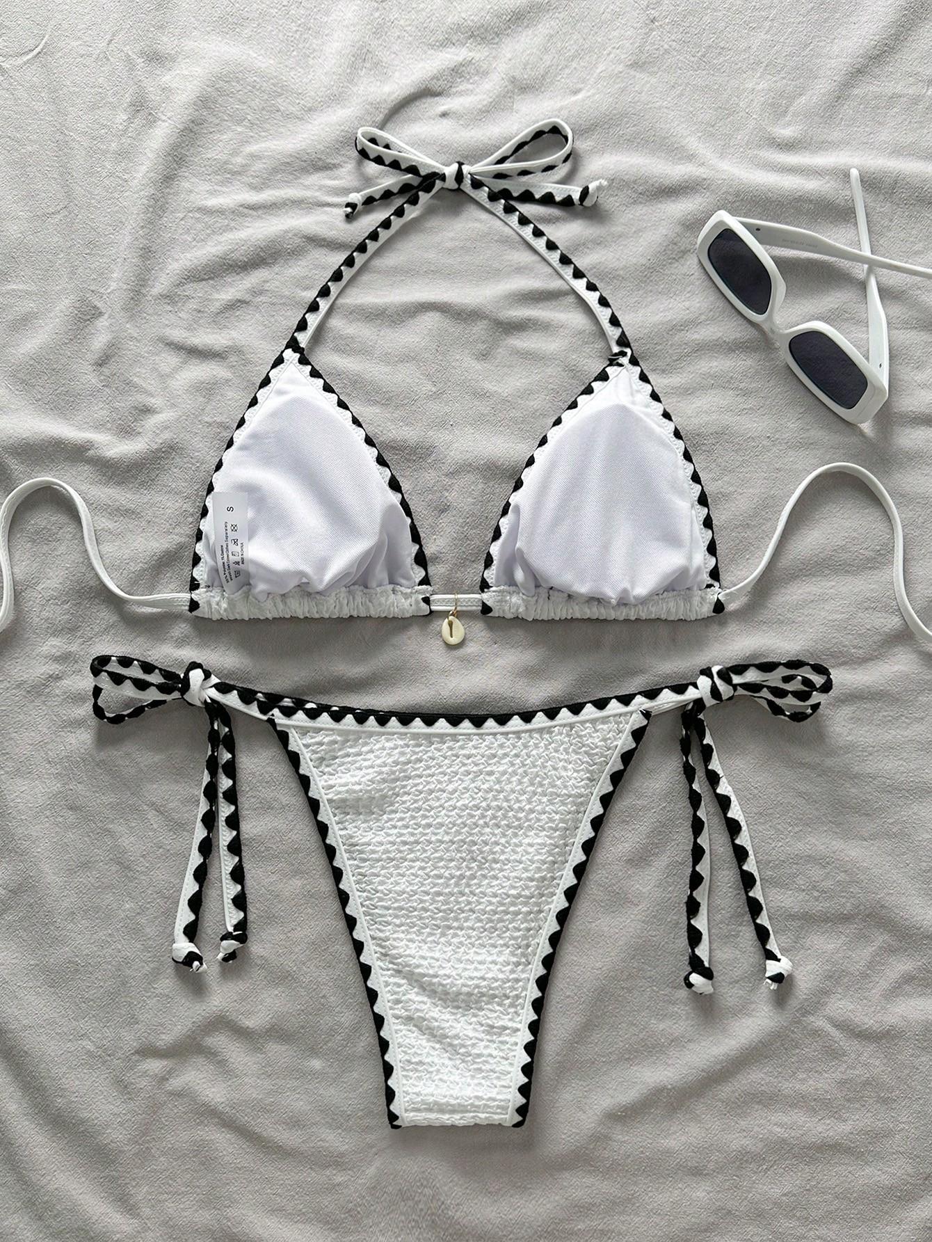 SHEIN DWUCZĘŚCIOWY STRÓJ KĄPIELOWY S09__S