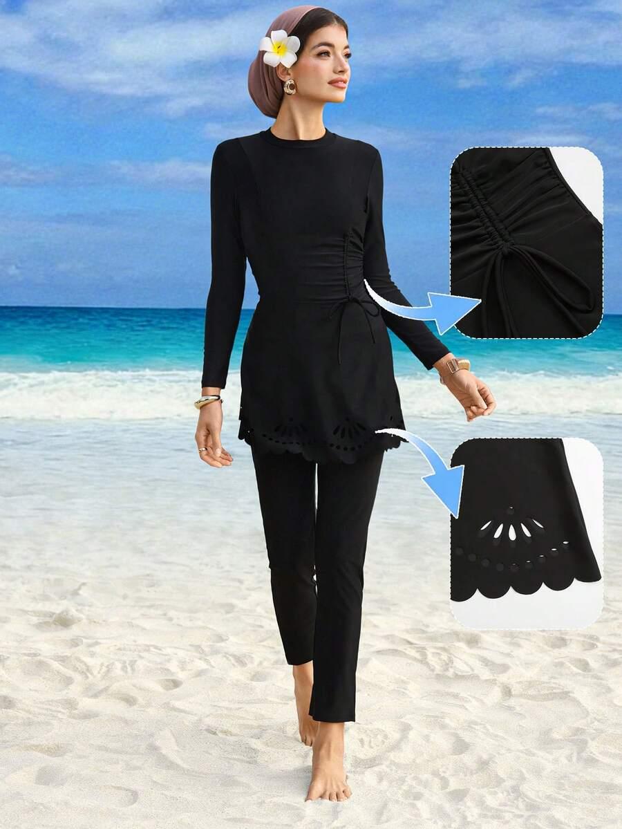 SHEIN DWUCZĘŚCIOWY STRÓJ KĄPIELOWY S09__M