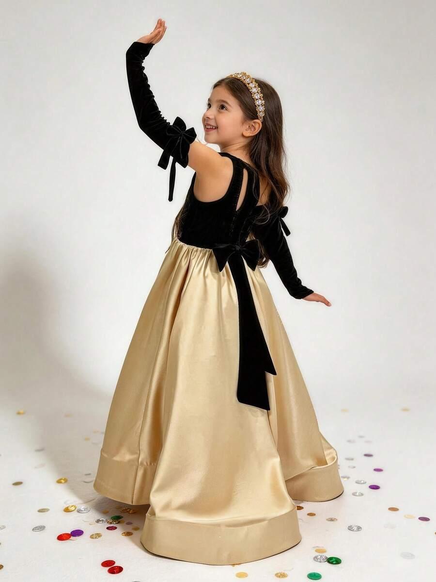 SHEIN MAXI ROZKLOSZOWANA SUKIENKA S06__98-104