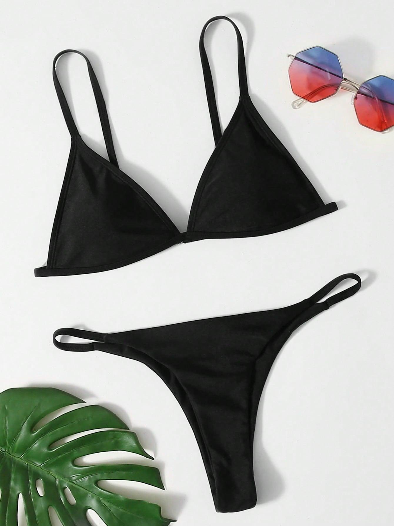 SHEIN DWUCZĘŚCIOWY STRÓJ KĄPIELOWY S09__XXS
