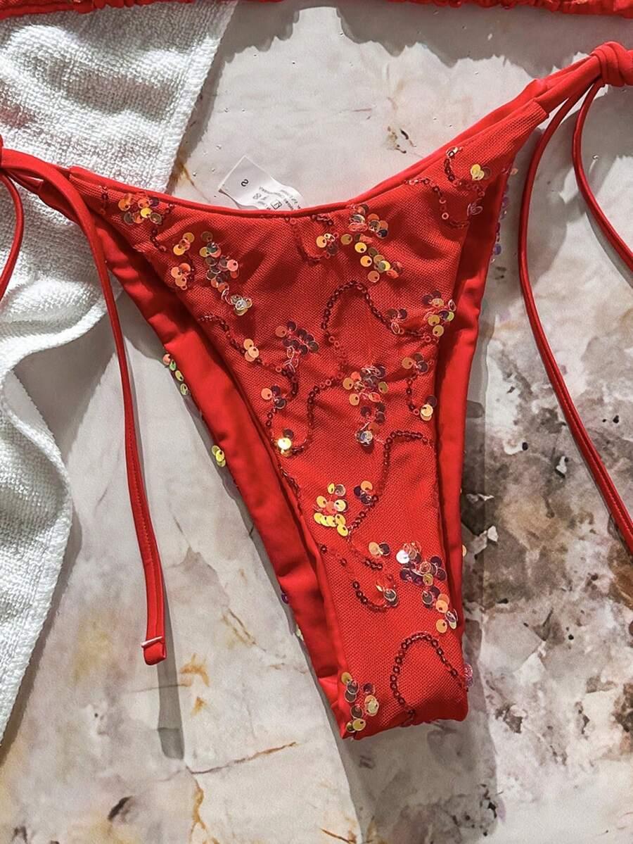 SHEIN DWUCZĘŚCIOWY STRÓJ KĄPIELOWY S09__XS