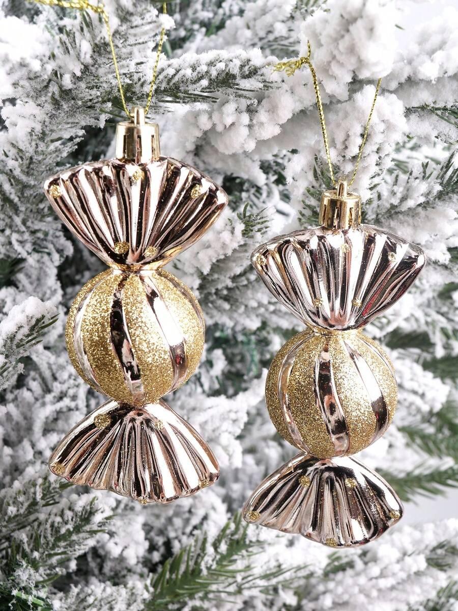 SHEIN BOMBKI NA CHOINKĘ CUKIERKI 5 SZTUK S07__12X4,5