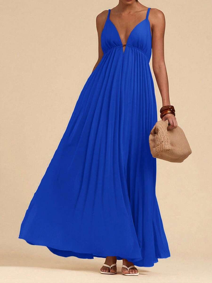 TRAVACHIC NIEBIESKA MAXI SUKIENKA S06__XS