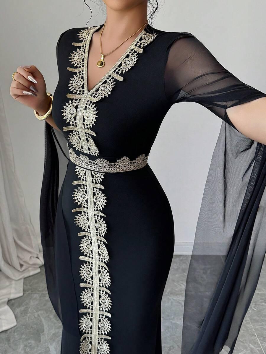 RAFFERIZA MAXI SUKIENKA ZDOBIENIE S06__L