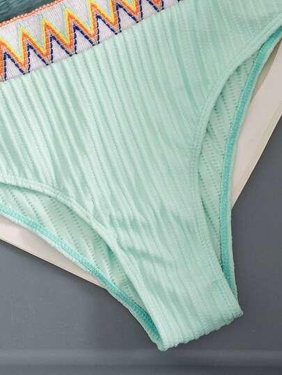 SHEIN DWUCZĘŚCIOWY STRÓJ KĄPIELOWY PK01__L