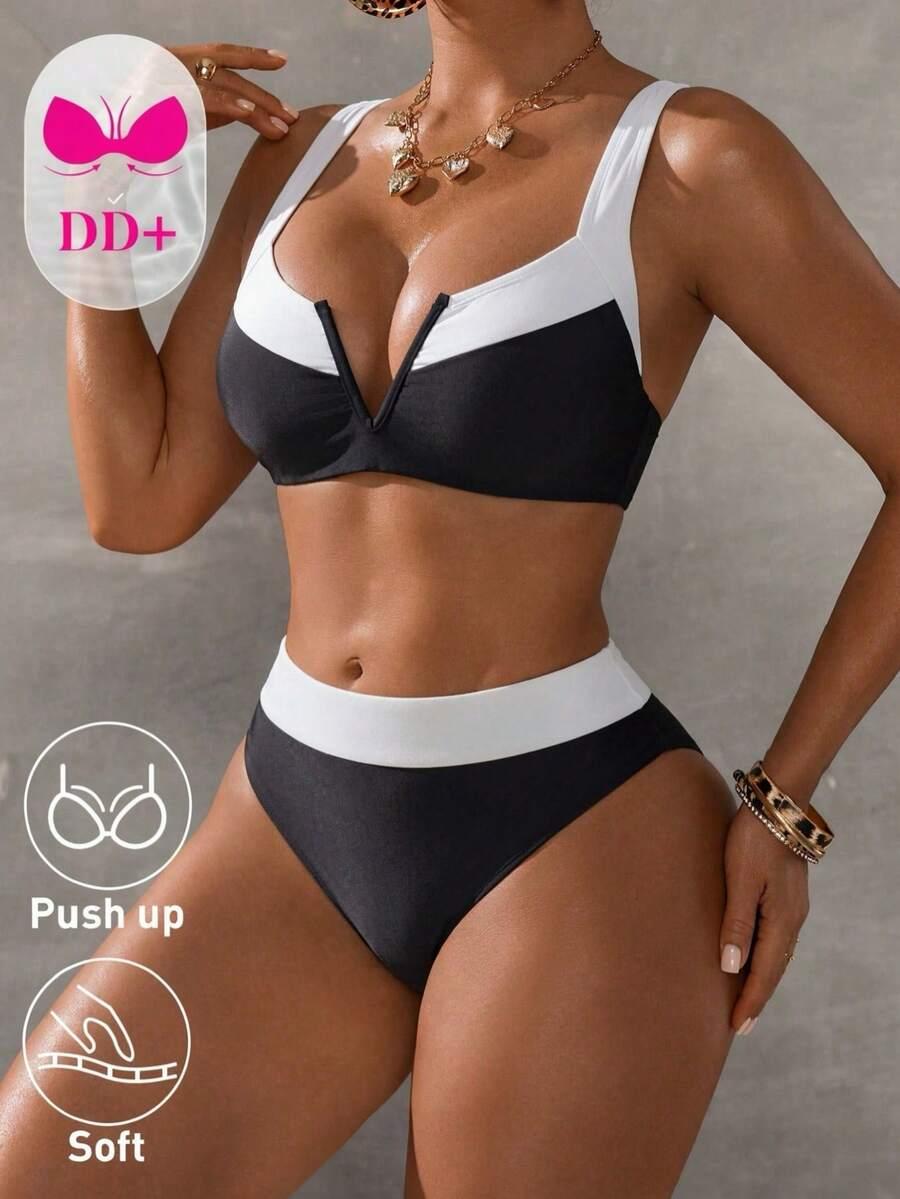 SWIM DD+ DWUCZĘŚCIOWY STRÓJ KĄPIELOWY S09__75E/S