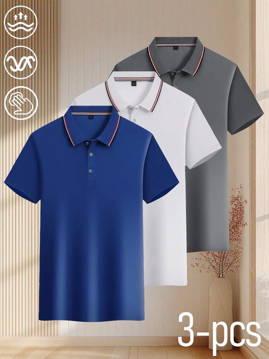SHEIN KOSZULKA POLO 3-PACK S06__M