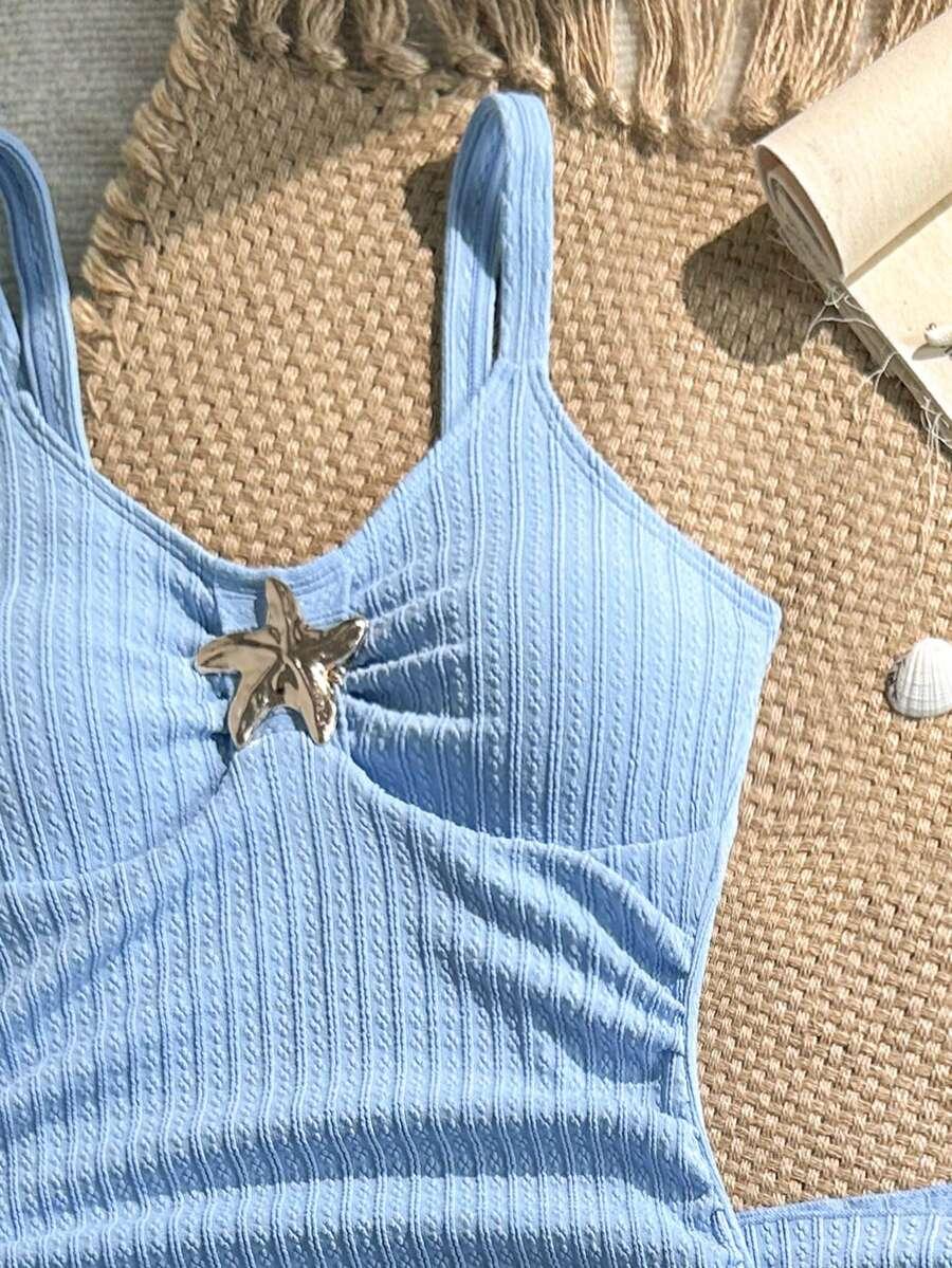 SHEIN JEDNOCZĘŚCIOWY STRÓJ KĄPIELOWY S09__152-158